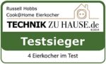Russell Hobbs Eierkocher [Testsieger, 1-7 gekochte od. 3 gedämpfte Eier auf den Punkt genau] Edelstahl (inkl. Dampfgarer Einsatz, automatische Abschaltung, Signalton, BPA-frei, Messbecher) 14048-56 – Bild 11