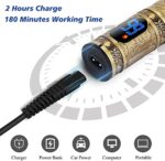 Xnuoyo Profi USB Haarschneidemaschine Haarschneider Herren Bartschneider Barttrimmer Haartrimmer Kinder Männer mit LCD-Indicator – Bild 5