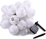 Qedertek Solar Lampion Lichterkette 6 m – 30 LEDs für Aussen & Deko – Bild 8
