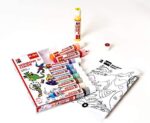 Marabu, Kids Window Color Set & Window Color Christmas Set mit 10 x 25 ml Farbe und Malvorlage A4 mit 18 Motiven, Fenstermalfarbe auf Wasserbasis, geeignet für Glas, Spiegel, Fliesen und Folie – Bild 3