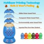 COOLJOY Magnetisches Angelspiel Holzspielzeug 2 in 1 Montessori Lernspielzeug Motorikspielzeug Magnettafel Holz Fischspielzeug Geschenk für Kinder ab 3 Jahre Autorisiertes Patent – Bild 5