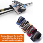 GoHZQ Angelrute Gürtel Elastische Gurte Halter Outdoor Supplies Einstellbar Dehnbare Angelrute Halterung Magic Band Angelgerät Krawatte Tasche Zubehör 5 Farben, 10 Packungen – Bild 2