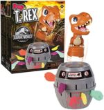 Tomy Pop Up Kinder Action Spiel, Familie & Vorschulkinder Spiel, Jurassic World Spiele, Action Spiel für Kinder 4, 5, 6, 7, 8 Jahre alt Jungen & Mädchen & Erwachsene