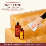 Leather Honey Lederreiniger - Premium Leder Reinigung für Lack- und Lederbekleidung, Möbel, Autoinnenraum, Schuhe und Zubehör, konzentrierte Formel, ergibt 946 ml wenn verdünnt – Bild 2