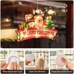 Weihnachtsbeleuchtung, 4PCS Weihnachtsbeleuchtung innen Fenster ,Hängende Innen Fenster Leuchte mit Saugnapf, Weihnachts Lichterketten, Fensterlichterketten Weihnachten, Weihnachtsdekoration – Bild 3