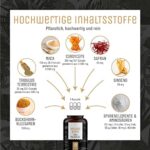 Maca Kapseln hochdosiert - Maca 201 Extrakt mit Tribulus terrestris, Cordyceps, Bockshornklee, Zink, Ginseng, Safran, Selen - 90 Kapsel Heldenkraft für Männer – Bild 4