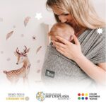 Koala Babycare Tragetuch Baby Neugeborene - Einfach Anzuziehen für Mütter und Väter - Babytrage Multi-Use Bis 9kg – Bild 2