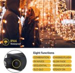 Lichtervorhang, Led Lichterketten Vorhang Weihnachtsdeko für Weihnachten Kinderzimmer, Aussen, Party, Hochzeit usw – Bild 3