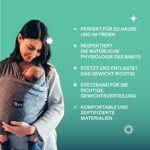 Koala Babycare Tragetuch Baby Neugeborene - Einfach Anzuziehen für Mütter und Väter - Babytrage Multi-Use Bis 9kg – Bild 4