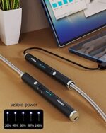VEHHE Lichtbogen Feuerzeug Elektrisch, USB Aufladbares Elektro LED-Display Stabfeuerzeug Langer Flexibler Hals Geeignet für Küche,Kerzen,Gasherde,Grill – Bild 4