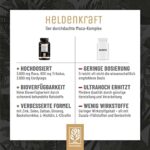 Maca Kapseln hochdosiert - Maca 201 Extrakt mit Tribulus terrestris, Cordyceps, Bockshornklee, Zink, Ginseng, Safran, Selen - 90 Kapsel Heldenkraft für Männer – Bild 2