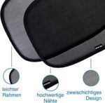 Enovoe Autofenster-Sonnenschutz – (2 Stück) – 53,4 x 35,6 cm Premium-Autofenster-Sonnenschutz – Schutz vor Sonne und Blendung – Seitenfenster-Auto-Sonnenschutz – Bild 2