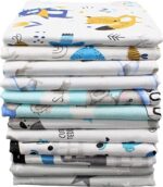 Clevere Kids Mulltücher 12er Pack | Jungs oder Mädchen | 70x80 | OEKO-TEX | made in EU