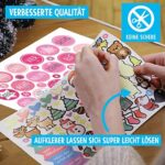 Adventskalender zum Befüllen 2022 - DIY Weihnachtskalender zum Selbst Befüllen mit Papiertüten und Zahlen Aufkleber - Adventkalender Kinder Erwachsene – Bild 3
