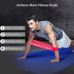 Gritin Theraband 5er Set, Fitnessband Resistance Terra Bands 100% Latex Widerstandsbänder mit Deutscher Übungsanleitung & Tragebeutel, Gymnastikband für Muskelaufbau, Yoga, Pilates, Physiotherapie – Bild 8