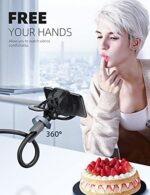Lamicall Handy Halter für Bett, Schwanenhals Handy Halterung, Flexible Lang Arm Handy Ständer für iPhone 14 Pro Max Plus, SE, 13 12 Pro Max Mini, 11, XS, X 8 7 6, Samsung S10 S9, 4-7 Zoll Smartphone – Bild 2