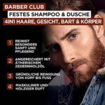 L'Oréal Men Expert Festes Shampoo für Männer, XL-Seifenstück zur Reinigung von Körper, Haar & Bart, Mit pflegendem Zedernholzölkomplex, Barber Club, 1 x 80 g – Bild 2