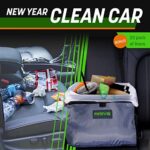 Der DRIVE Auto Abfalleimer, Das Beste AutoMülleimer & Müllbeutel System für jedes Fahrzeug, Frei hängender Abfallkorb inkl. Mülltüten, Universal & Wasserdicht – Bild 2