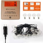MYCARBON LED Lichterkette aussen, Birnen wasserdicht Lichterkette Outdoor/Indoor Lichterkette Glühbirnen mit stecker Deko für Garten Zimmer Bar Balkon Party – Bild 7