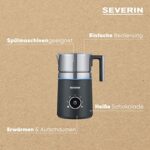 SEVERIN SPUMA Induktions-Milchaufschäumer – Edelstahl, spülmaschinengeeignet, ohne Anbrennen – Bild 4