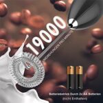 PowerLix Elektrischer Milchaufschäumer – 19.000 rpm, mit Ständer, batteriebetrieben für Kaffee & mehr – Bild 3