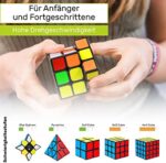 CUBIDI® Original Zauberwürfel 3x3 Klassisch - Typ Los Angeles | Speed-Cube 3x3x3 mit optimierten Dreheigenschaften | Magic Cube für Anfänger und Fortgeschrittene – Bild 8