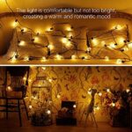 MYCARBON LED Lichterkette aussen, Birnen wasserdicht Lichterkette Outdoor/Indoor Lichterkette Glühbirnen mit stecker Deko für Garten Zimmer Bar Balkon Party – Bild 5