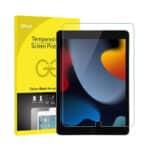 JETech Schutzfolie fur iPad 9/8/7 (10,2 Zoll, Modell 2021/2020/2019, 9. / 8. / 7. Generation), Gehärtetem Displayschutzfolie