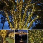 Joomer Solar Lichterkette Aussen, 22M 200 LED Lichterkette IP65 Wasserdicht Weihnachten Aussenlichterkette 8 Modus Balkon Lichterkette Solar Deko für Garten, Tor, Hof, Hochzeit – Bild 5
