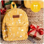 skiddoü Kinderrucksack Vani mit Brustgurt, Rucksack Kindergarten, Elch Rucksäck, Kinderrucksack ab 1 Jahr, Kinderrucksack mädchen und jungen, Kita Rucksack, Rucksack Kinder mit Reissverschluss – Bild 3