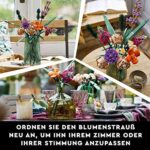 LEGO 10280 Icons Blumenstrauß, Kunstpflanzen für Erwachsene, künstliche Blumen zum Basteln, Home Deko, Zimmerdeko, Botanik-Kollektion – Bild 4