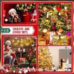 Weihnachtsbeleuchtung, 4PCS Weihnachtsbeleuchtung innen Fenster ,Hängende Innen Fenster Leuchte mit Saugnapf, Weihnachts Lichterketten, Fensterlichterketten Weihnachten, Weihnachtsdekoration – Bild 6