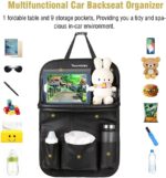Tsumbay Auto Rückenlehnenschutz, Autositz Organizer, Rücksitz Organizer mit Tablet/Telefon Aufbewahrung, Wasserdicht Multifunktionale Auto Aufbewahrungstasche mit vielen Sack – Bild 4