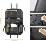 Tsumbay Auto Rückenlehnenschutz, Autositz Organizer, Rücksitz Organizer mit Tablet/Telefon Aufbewahrung, Wasserdicht Multifunktionale Auto Aufbewahrungstasche mit vielen Sack – Bild 2