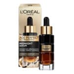 L'Oréal Paris Anti-Aging Nachtserum zur Förderung der Zellregeneration, Mit Antioxidantien und Vitamin E, Age Perfect Zell Renaissance Midnight Serum, 30 ml
