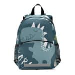 Isaoa Rucksack mit Zügeln für Jungen, niedlicher Dinosaurier Brülltier Rucksack, Kinderrucksack, Tagespflegetasche, Vorschule, Kinderzimmer, Reisetasche mit Brustclip