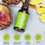 BitterLiebe® Bitterstoffe Tropfen 50ml mit praktischem Pipettenverschluss I Bittertropfen aus Die Höhle der Löwen I Hildegard von Bingen, Bitterkräuter – Bild 3