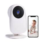 Nooie Babyphone mit Kamera & App – 2K WLAN Monitor, Nachtsicht, Geräuscherkennung, Alexa-kompatibel
