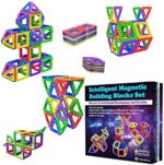Desire Deluxe Magnetische Bausteine Magnet Montessori Spielzeug für Kinder 40PC Set Teilen ab 3 4 5 6 7 8 Alter Jahren, ideales Lernspielzeug für Mädchen Jungen Koordination und zum Bauen in Geschenk