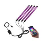 Winzwon, LED Innenbeleuchtung Auto, Winzwon Auto Zubehör Geschenke für Ihn Sie, LED Auto Strip Innenraumbeleuchtung Ambientebeleuchtung, Car Accessories Gifts für Männer Frauen, Auto Sachen Gadgets für Deko
