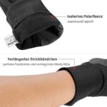 Handschuhe Damen Herren Laufhandschuhe Fahrrad Winter Sport Running Gloves Winterhandschuhe – Bild 3