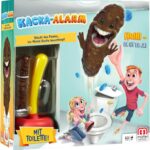 Mattel Kacka Alarm – Lustiges Kinderspiel ab 5 Jahren, 2–4 Spieler