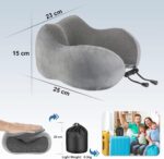 Eono Reise-Nackenkissen Set – Memory Foam, inkl. Schlafmaske & Ohrstöpsel