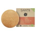 SANTE Naturkosmetik Feste Seife zum Duschen für zarte Haut, Vegane Formel mit Bio Orange und Mango, Feste Happiness Duschpflege, 1 x 80 g