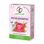 CD Festes Shampoo Bio-Mandelmilch und Cranberry für trockenes & glanzloses Haar, 75 g, nachhaltige Haarseife, pflegendes Haarshampoo ohne Mikroplastik, vegane Pflege
