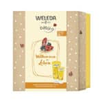 WELEDA Bio Baby Geschenk Set 2022, Babypflege Naturkosmetik Geschenkbox bestehend aus Calendula Windel Wundschutzcreme & Waschlotion. Optimales Pflegeset zur täglichen Pflege von Babys & Kleinkindern