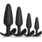 Long.Session® Analplug Set DAS ORIGINAL aus hautfreundlichem Silikon, Butt Plug für Frauen und Männer, Anal Plug für Anfänger und Fortgeschrittene