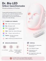 Dr. Bio LED Gesichtsmaske aus dem medizinischen Weichsilikon – Bild 3