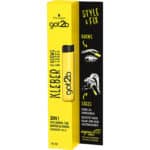 got2b Kleber 4 Brows &-Edges, 2in1 Brow Gel & Haar Mascara, mit praktischer, zweiseitiger Eyebrow Brush zum Stylen und Babyhaare Fixieren, vegane Formel, 16 ml