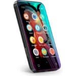 TIMMKOO MP3-Player mit Bluetooth, 4,0" Full Touchscreen MP4 MP3-Player mit Lautsprecher, Tragbarer HiFi-Sound mit Bluetooth, Diktiergerät, E-Book, Unterstützt bis zu 512 GB TF-Karte